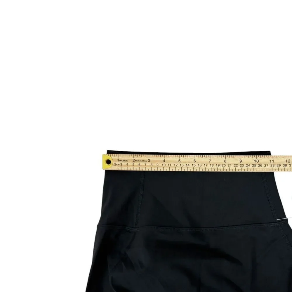 Lululemon Nulu High-Rise Midi Skirt Size 4 Black Back Slit NWT